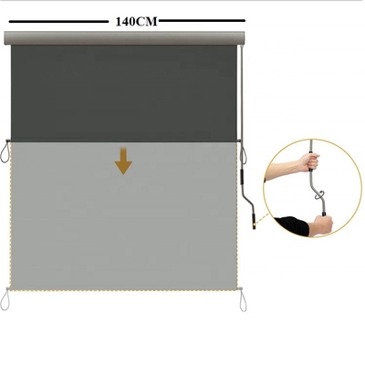 QF-VW Manual Operation Method Balcony Privacy Screen for Sun Protection