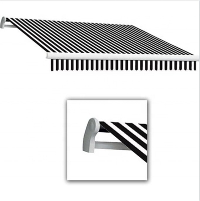 300*200CM Articulated Arm Retractable Sun Awning with Hand Crank and Angle Adjustment