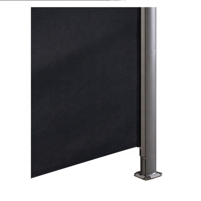Polyester Sail Material Outdoor Side Shade Privacy Fence with Retractable Side Awning