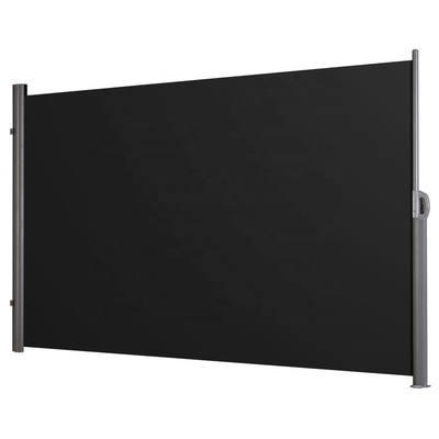 Polyester Sail Material Outdoor Side Shade Privacy Fence with Retractable Side Awning
