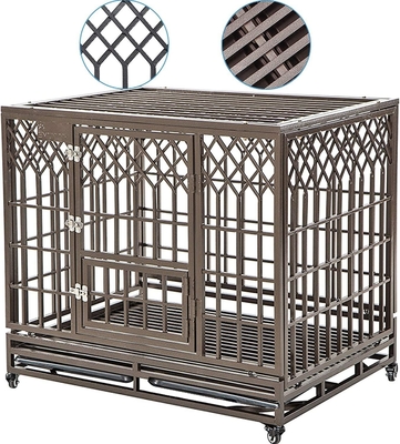 Modern Style Pet Dogs Cage Heavy Duty Steel Dog Kennel for Medium to Large Size