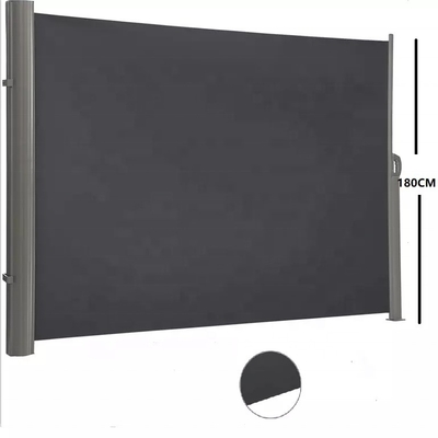 Retractable Aluminum Housing and Support for 160*300cm Polyester Fabric Lateral Sunshade
