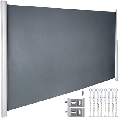 Retractable Aluminum Housing and Support for 160*300cm Polyester Fabric Lateral Sunshade