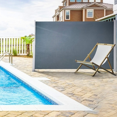Retractable Aluminum Housing and Support for 160*300cm Polyester Fabric Lateral Sunshade