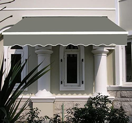 Powder Coated Aluminum Frame Outdoor Retractable Awning 250*200 cm Manual Sun Awnings