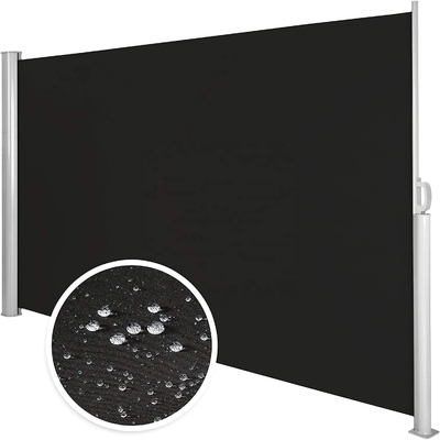 Extendable Aluminum Patio Side Screen Awning for Garden Privacy Divider 300CM Length