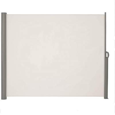 Aluminum Pole Side Awning Retractable Folding Screen for Patio/Terrace/Backyard Privacy