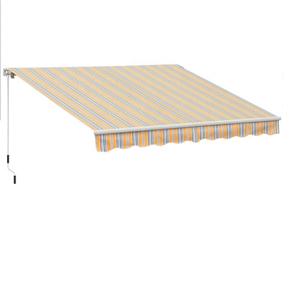 Anti-UV  Shade Caravan with Commercial Balcony Awnings and Door Shades
