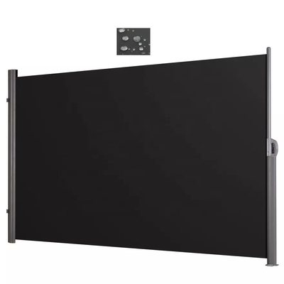 Powder Coating Sail Finishing Retractable Side Awning for Outdoor Patio Privacy Walls