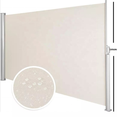 Extendable Side Awning for Terrace and Garden Sun Shade Privacy Screen 100% Polyester