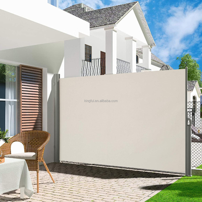 Extendable Side Awning for Terrace and Garden Sun Shade Privacy Screen 100% Polyester